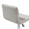Beliani ORLANDO - Bar stool adjustable set of 2 - Beige - Polyester