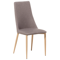 Beliani CLAYTON - Dining room chair - Beige - Polyester