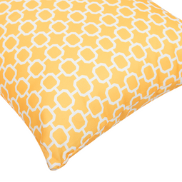 Beliani ASTAKOS - Garden cushion - Yellow - 40 x 70 cm - Polyester