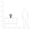 Beliani RONAVA - Table lamp - Gray - Metal