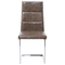 Beliani ROCKFORD - Dining room chair - Brown - Faux leather