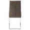 Beliani ROCKFORD - Dining room chair - Brown - Faux leather