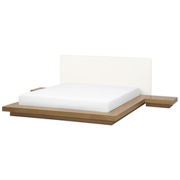 Beliani ZEN - Waterbed - Light wood color/Brown - 180 x 200 cm - MDF
