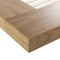 Beliani ZEN - Waterbed - Light wood color/Brown - 180 x 200 cm - MDF