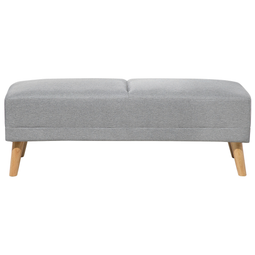 Beliani FLORLI - Ottoman - Gray - Polyester