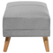 Beliani FLORLI - Ottoman - Gray - Polyester