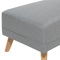Beliani FLORLI - Ottoman - Gray - Polyester
