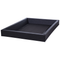 Beliani AVIGNON - Waterbed - Black - 180 x 200 cm - Faux leather