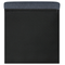 Beliani OTRA - Three-seater sofa - Dark gray - Polyester