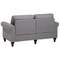 Beliani OTRA - Two-seater sofa - Light gray - Polyester