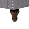 Beliani OTRA - Two-seater sofa - Light gray - Polyester
