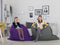 Beliani FUZZY - Beanbag - Purple 140 x 180 cm - Polyester