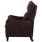 Beliani ROYSTON - TV armchair - Brown - Faux leather