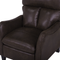 Beliani ROYSTON - TV armchair - Brown - Faux leather