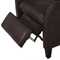 Beliani ROYSTON - TV armchair - Brown - Faux leather