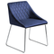 Beliani ARCATA - Dining room chair - Navy blue - Velvet