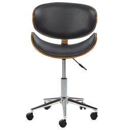Beliani ROTTERDAM - Office chair - Black - Faux leather