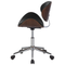 Beliani ROTTERDAM - Office chair - Black - Faux leather
