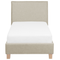 Beliani SENNEZ - Single bed - Beige - 90 x 200 cm - Polyester