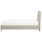 Beliani SENNEZ - Single bed - Beige - 90 x 200 cm - Polyester