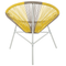 Beliani ACAPULCO - Garden chair - Beige/Yellow - PE rattan