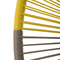 Beliani ACAPULCO - Garden chair - Beige/Yellow - PE rattan