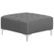 Beliani ABERDEEN - Corner sofa bed ottoman - Gray - Left - 267 cm - Polyester