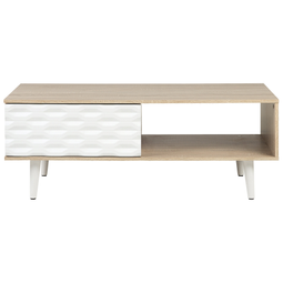 Beliani SWANSEA - Coffee table - Light wood color - Chipboard