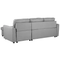 Beliani NESNA - Corner sofa bed - Gray - Right side - 228 cm - Polyester