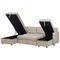 Beliani KARRABO - Sofa U-shaped - Beige - - Polyester