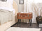 Beliani MALLARD - Footstool - Brown - Faux leather