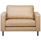 Beliani SAVALEN - Armchair - Beige - Faux leather
