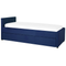 Beliani MARMANDE - Trundle bed - Blue - 90 x 200 cm - Polyester