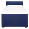 Beliani MARMANDE - Trundle bed - Blue - 90 x 200 cm - Polyester