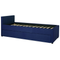 Beliani MARMANDE - Trundle bed - Blue - 90 x 200 cm - Polyester