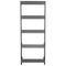 Beliani MOBILE TRIO - Bookcase - Gray - MDF