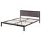 Beliani CLAMART - Double bed - Black - 160 x 200 cm - Metal
