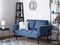 Beliani BREKKE - Sofa bed - Blue - Polyester