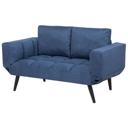 Beliani BREKKE - Sofa bed - Blue - Polyester
