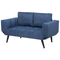 Beliani BREKKE - Sofa bed - Blue - Polyester