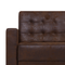 Beliani ABERDEEN - Corner sofa bed - Brown - Left side - 347 cm - Faux leather