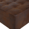 Beliani ABERDEEN - Corner sofa bed - Brown - Left side - 347 cm - Faux leather