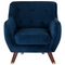 Beliani BODO - Living room set - Blue - Velvet