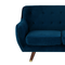Beliani BODO - Living room set - Blue - Velvet