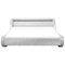 Beliani AVIGNON - Futon double bed LED - Silver - 180 x 200 cm - Velvet