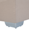 Beliani ADMIRAL - Box spring bed - Beige - 90 x 200 cm - Polyester