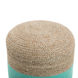 Beliani DALAMA - Pouf - Beige - 46 cm - Cotton