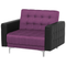 Beliani ABERDEEN - Chesterfield armchair - Purple - Polyester