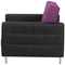 Beliani ABERDEEN - Chesterfield armchair - Purple - Polyester