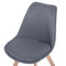 Beliani DAKOTA - Dining room chair - Gray - Polyester